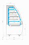 Чертеж K70 VM 0,9-2 STANDARD открытая, горка (версия 2.0) (9005-0109)